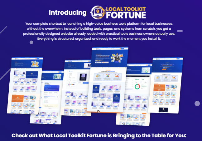 Local Toolkit Fortune 2026 Key Features and Tools Dashboard